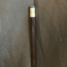 Brunswick Pool Case Large 36” Green Lining W/Awesome Pool Cue Madagascar Ebony.