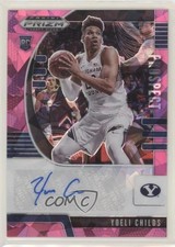 2020-21 Panini Prizm Draft Picks Prospect Pink Ice Yoeli Childs #PA-YO Auto 0v1