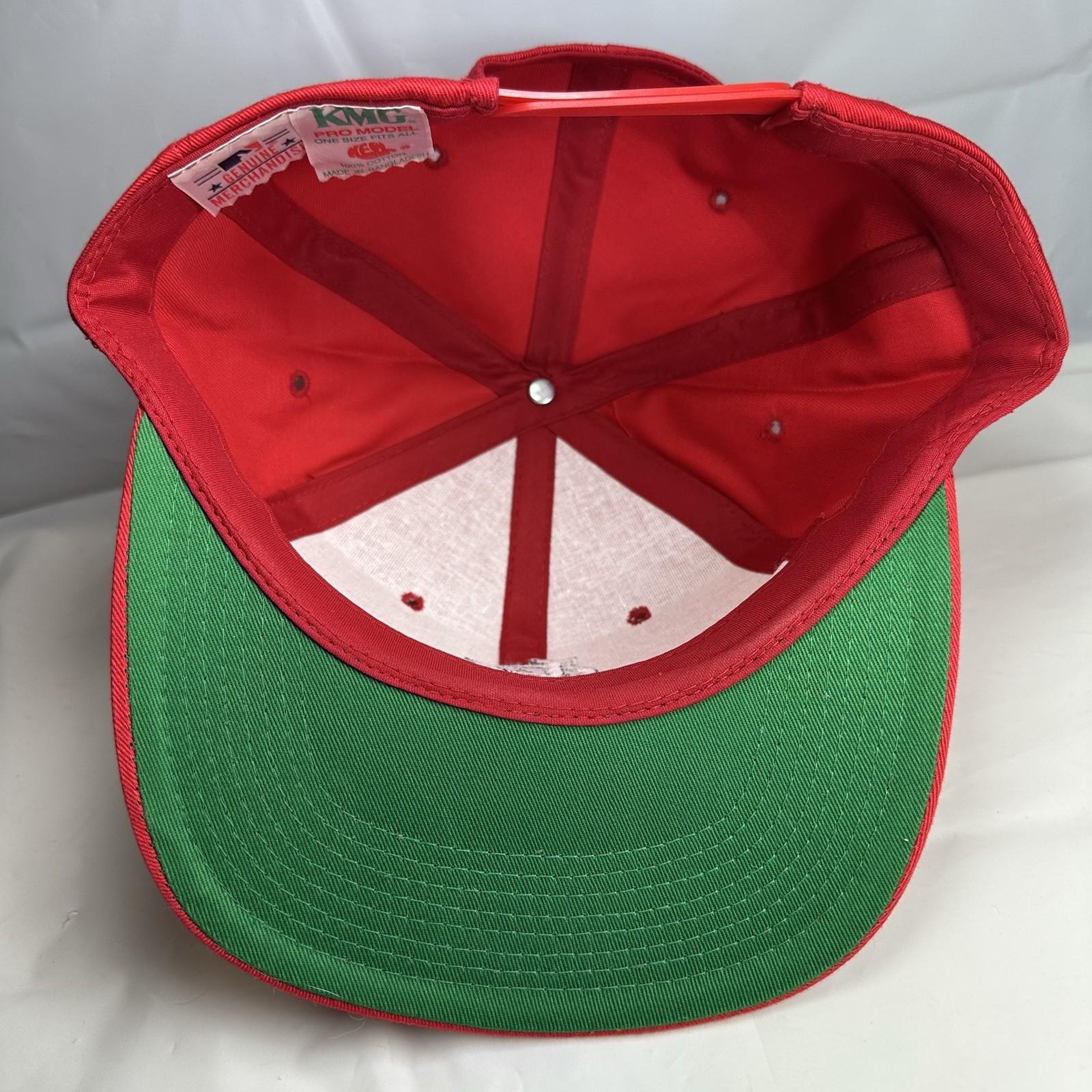 Vintage NEW ERA St. Louis Cardinals Snapback Hat, KMG Pro Model Red MLB Cap