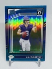 JJ MCCARTHY 2024 PANINI DONRUSS OPTIC “AQUA PRIZM” SP /299 - VIKINGS (RC)