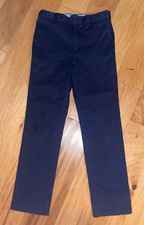 CREWCUTS BOYS NAVY BLUE  THOMPSON  CHINO PANTS SIZE 10 EXCELLENT COND LD3
