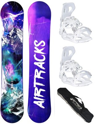 AIRTRACKS Damen Snowboard Set: High M +Bindung Master W+Bag/140 145 150 155