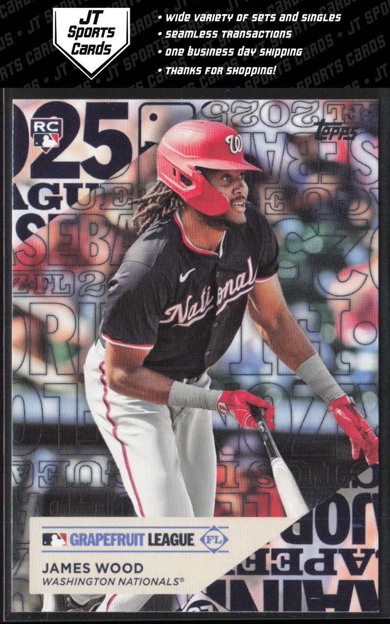 2025 Topps James Wood TG-18 RC Training Grounds | Washington Nationals