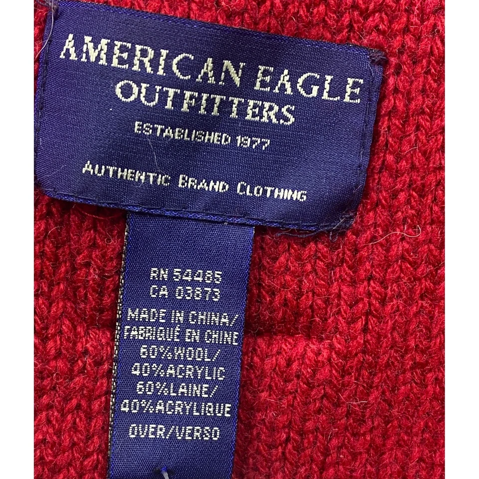 Bufanda de mujer American Eagle Outfitters talla 8x68 a rayas con flecos tejida talla única nueva con etiquetas Foto 4 de 4