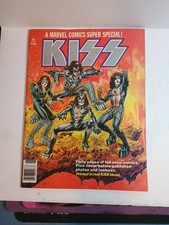 Marvel Super Special Magazine #1 Kiss BLOOD IN INK w/ poster
