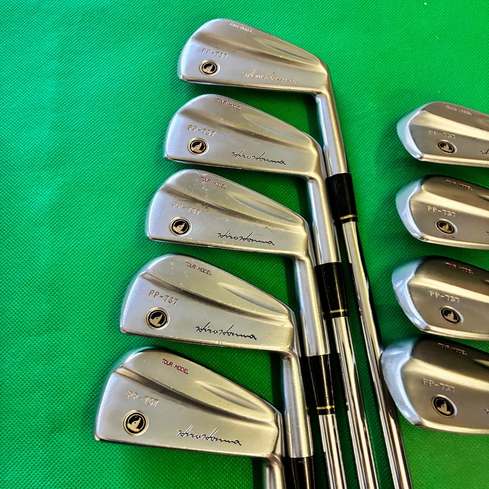 Honma PP-737 Iron Set 2-10 9pcs Flex S Stiff Dynamic Gold S200 Golg Clubs - Image 3 of 4