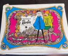 VINTAGE  1960 - 1970 THE WORLD OF BARBIE DOUBLE BOX W/ VARIOUS DOLLS AND OUTFITS