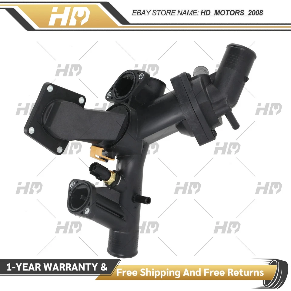 Conjunto de carcaça termostato para Land Rover LR3 Range Rover Sport 06-09 4.4L V8 - Imagem 2 de 4