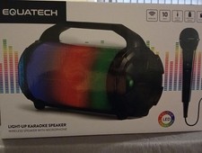 Equatech Light-up Karaoke Wireless Speaker With Microphone (New)