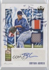 2020 Panini Diamond Kings DK Material Signatures Gold 39/99 Bryan Abreu Auto 4nm