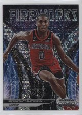 2022 Panini Prizm Draft Picks Fireworks Circles Bennedict Mathurin #FW-BM 0us8