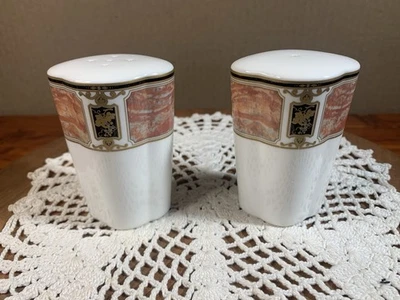 Mikasa “Barkley Square” Collection Salt & Pepper Shakers, Bone China, From Japan - Image 1 of 4