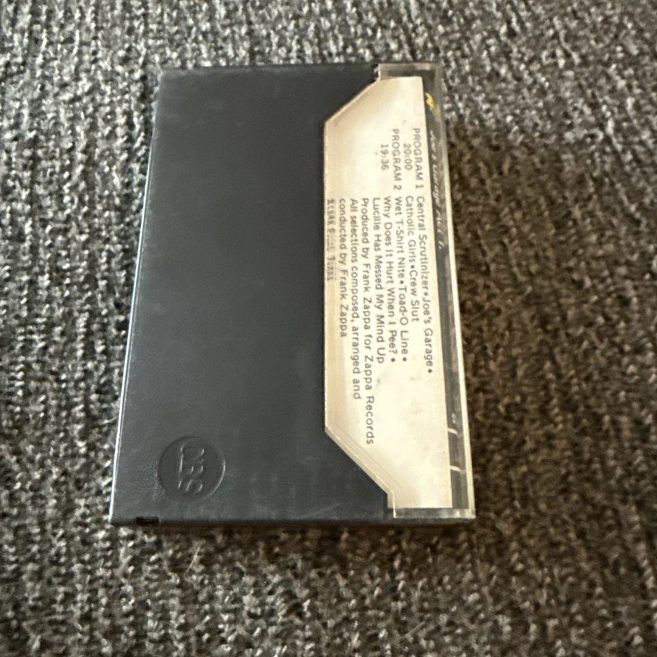 Frank Zappa Joe's Garage Act 1 1979 Vtg Cassette Tape ZT4-1-1603 - Image 3 of 4