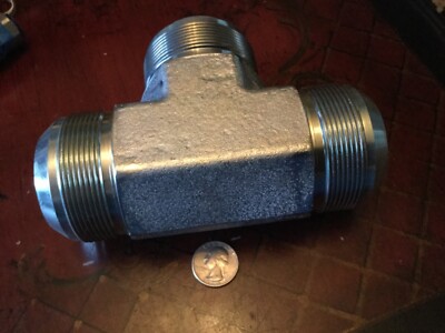 dash  32 hydraulic T threaded JIC 37 degree flare 2 1/2 thread x 1 3/4  parker 