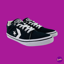 CONVERSE Unisex El Distrito 2.0 Canvas Trainers, Black, UK 2 | EU 34 | US 2.5