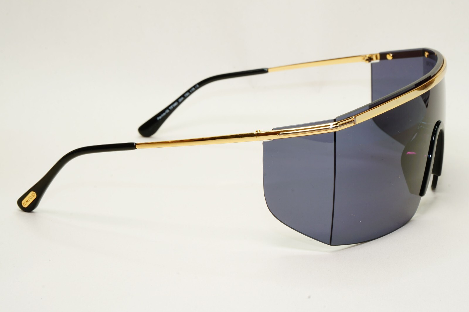 Tom Ford Sunglasses Pavlos-02 Gold Grey Shield Square FT0980 TF 980 30A image 8