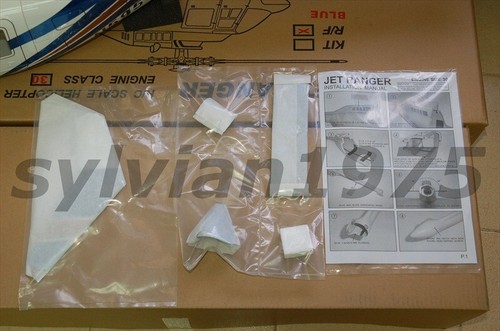 FUNKEY JET Ranger Fuselage for 550 ( VER.2 ) * GREEN * ARF KIT NIB - Picture 6 of 11
