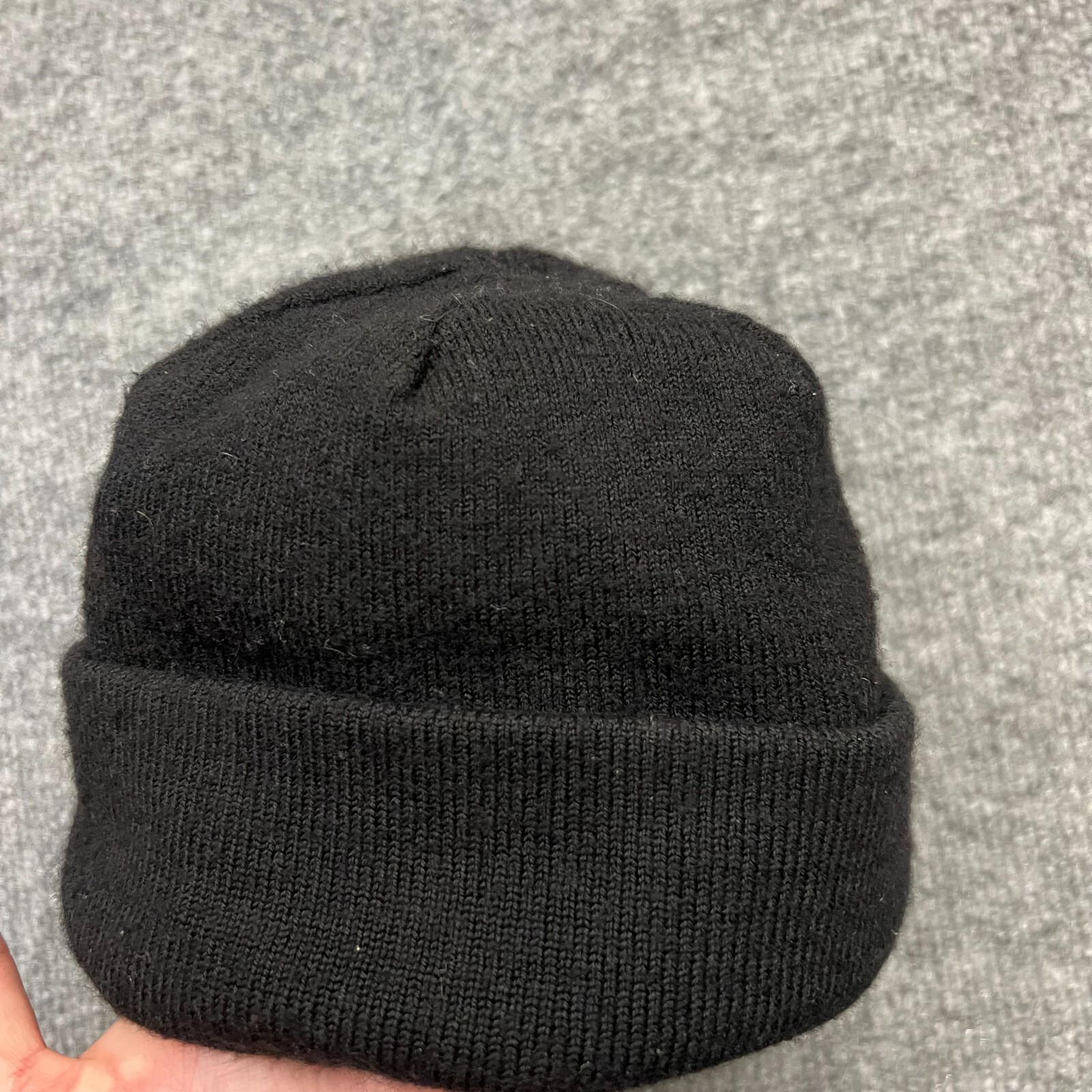 Cappello Arc'Teryx Rolling Word berretto adulto taglia unica nero bianco misto lana RARO