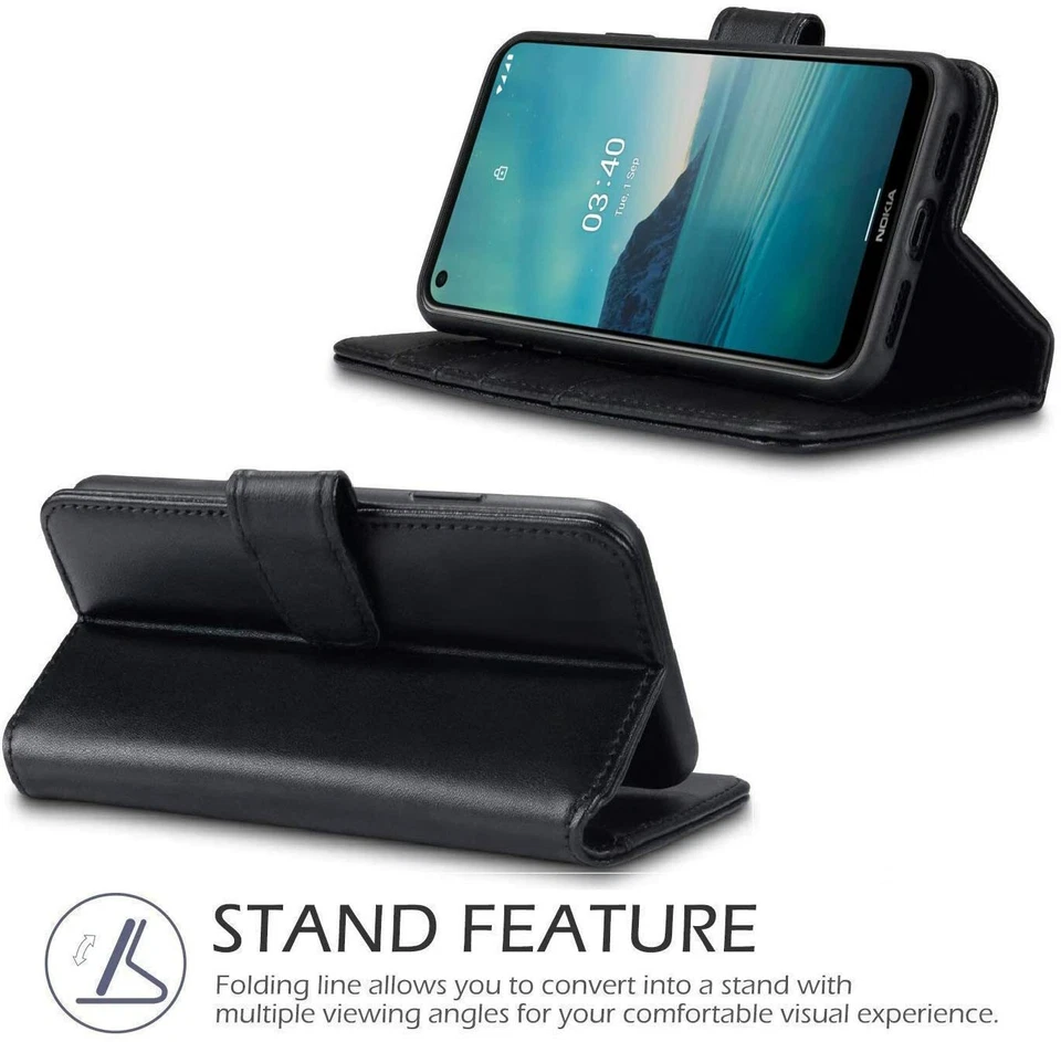 Case For Nokia 3.4 Wallet Flip PU Leather Stand Card Slot Pouch Phone Cover - Image 4 of 4