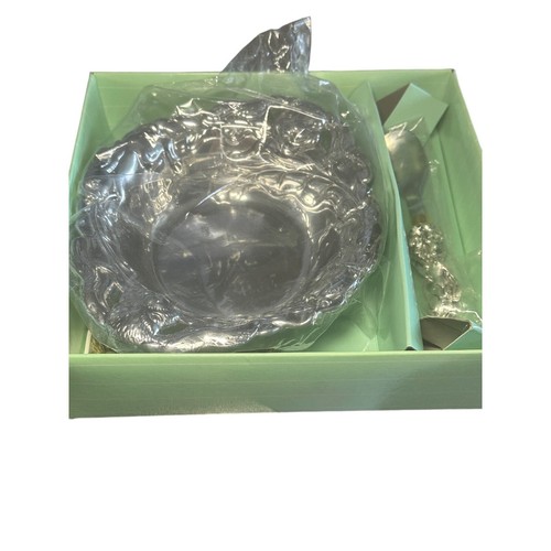 Arthurs Court Aluminum Baby Bowl and Spoon Rabbit Easter - Picture 2 of 9
