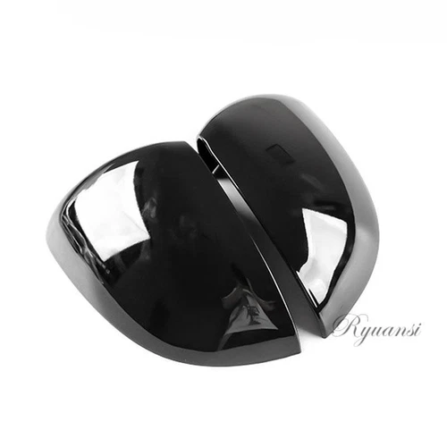 Gloss Black Side Mirror Covers Cap For Mercedes Benz C-Class C300 W206 2022-2025