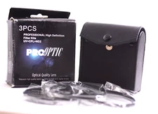 PRO OPTIC 3 PIECE PRO HIGH DEF 72MM CAMERA LENS FILTER SET UV CPL ND2 (NEW)