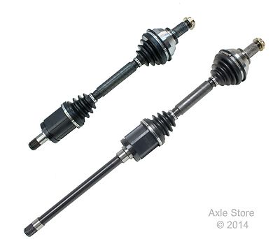 2 New DTA Front CV Axles Both Sides With Warranty Fit 01-06 BMW X5