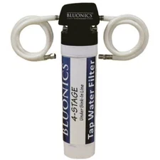 Under Sink 4 Stage Direct In-line Drinking Water Filter System BLUONICS Purifier