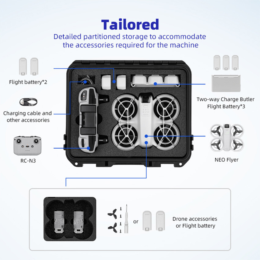 SPRING New Drone Battery Safe Bag For DJI For NEO Drone Battery Storage Explosion Proof Protective Case Accessories Stores 1 Battery SPRING New Drone Battery Safe Bag For DJI For NEO Drone Battery Storage Explosion Proof Protective Case Accessories Stores 1 Battery
