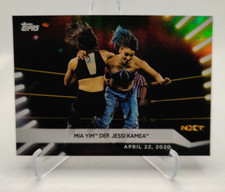 2021 Topps WWE Women’s Division Rainbow Foil #8 Mia Yim def. Jessi Kamea