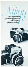 Nikon F brochure/booklet/pamphlet