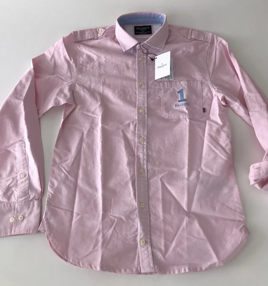 HACKETT SHIRT KIDS BOYS NIÑO SIZE 13-14 CAMISA CAMICIA CHEMISE HEMD NEW - Imagen 2 de 4