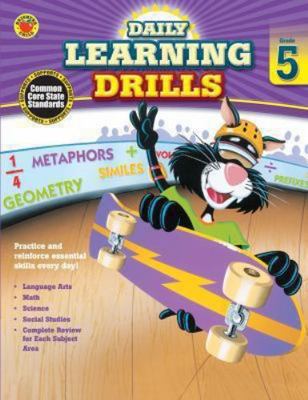 Daily Learning Drills, Grade 5 - paperback, 1483800881, Brighter Child Compiler