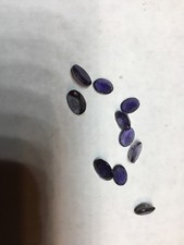Natural, Oval Cut IOLITE ,calibrated faceted gem, 10 pcs LOT 7.93 cts A-