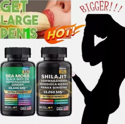 2 Pack Dynamic Vitality Bundle - Sea Moss Multivitamin & Shilajit Power Combo US