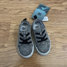 Toms Tiny Infant Lenny Elastic Shoes Grey Size 6 US Toddler New