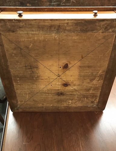 Antique Country Store Wooden Cash Box Chest Seed Advertising - Picture 6 of 16