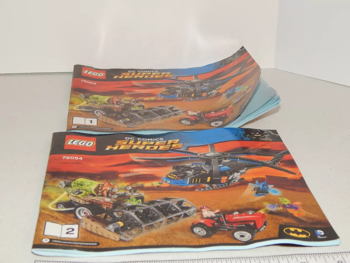 Lego Batman Scarecrow Harvest of Instructions Only 76054 Books 1 &amp; 2 | eBay