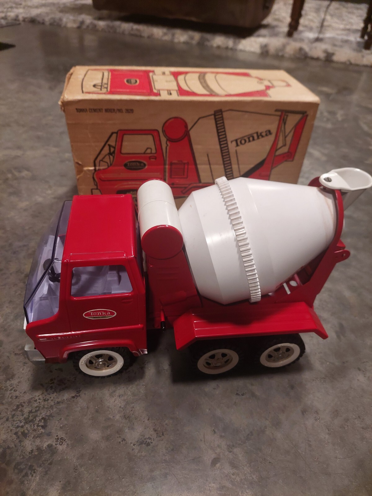Vintage Tonka Cement Truck In Box N. O. S. No. 2620 eBay