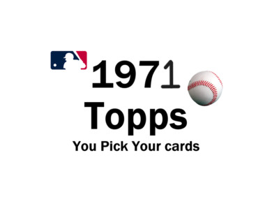 1971 Topps Baseball Trading Card Singles You Pick #2-647 Buy 2 Get 2 Excellent!