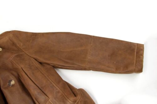 NWT $13,500 Brunello Cucinelli 100% Leather DB Shearling Fur Overcoat SizeM A252 - Picture 20 of 23