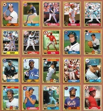 1987 TOPPS MLB Card Set Break #448-789 • You Choose • HOF, All-Stars & Commons!