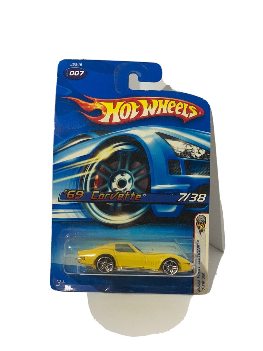 ホットウィール シボレー・コルベット ZL-1 1969 イエロー 1/18