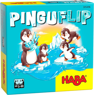 HABA Mitbringspiel Pinguflip für 2-4 Spieler ab 5 Jahre  Art.nr. 305496