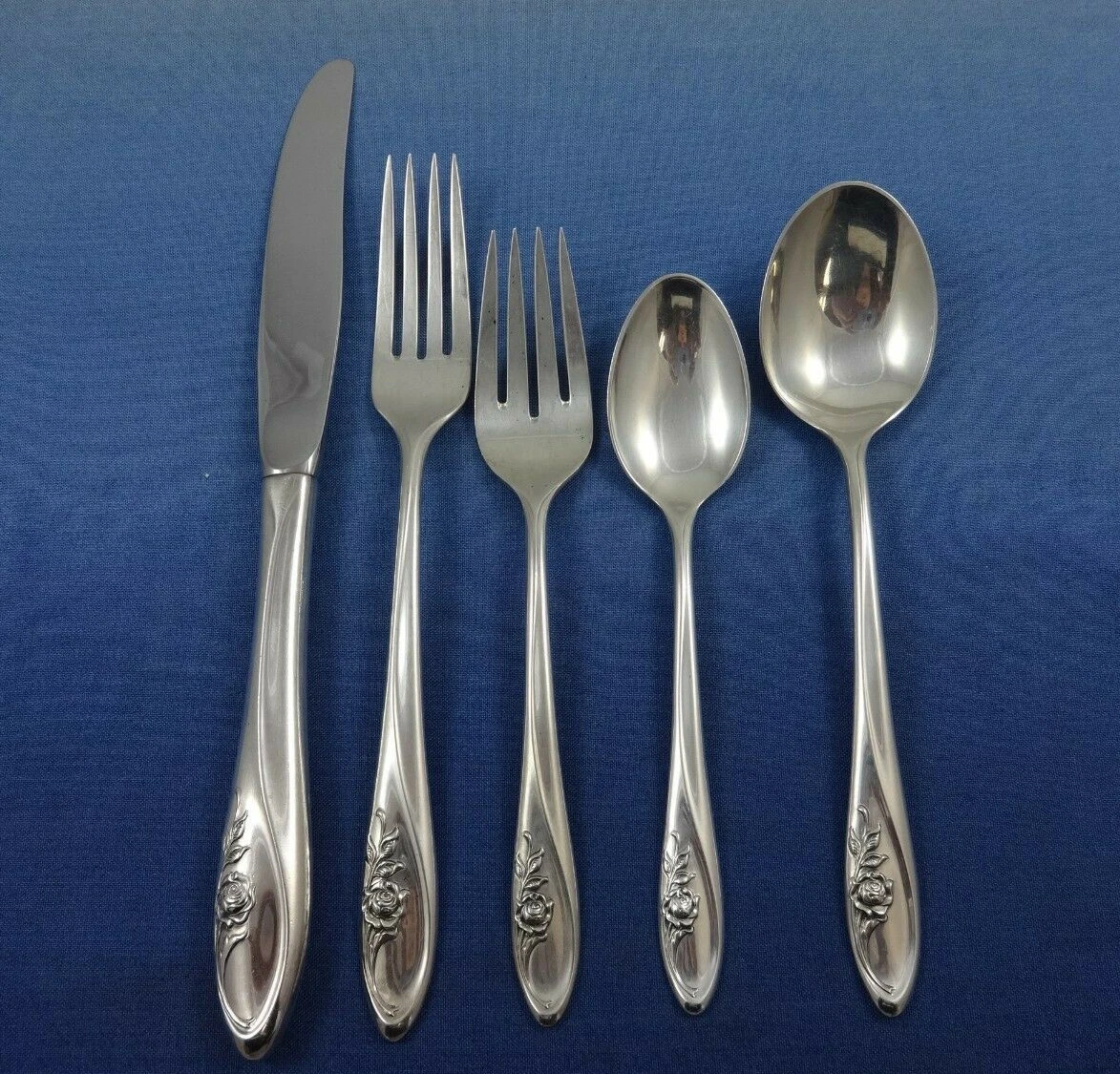25+ Rose Antique US Sterling Silver Flatware-Sets for sale