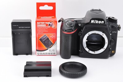 Near Mint Nikon D750 24.3 MP Digital Camera Body Shutter Count