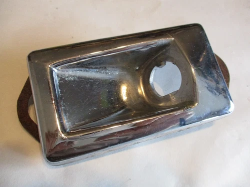 1969 Ford Mustang Cougar Sport Mirror LH Door Panel Bezel Driver's Inside, 69
