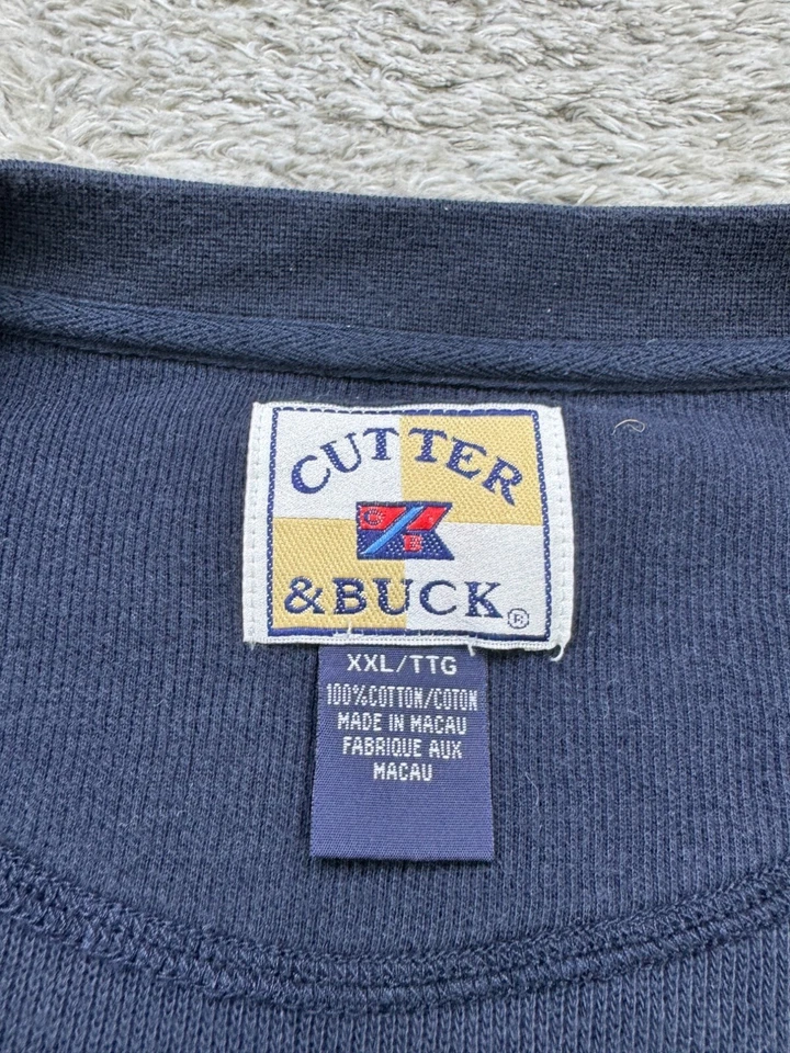 Vtg 1999 US Open Pinehurst No 2 Sweater Men 2XL Navy Blue V Neck Golf Vest 90s - Image 3 of 4