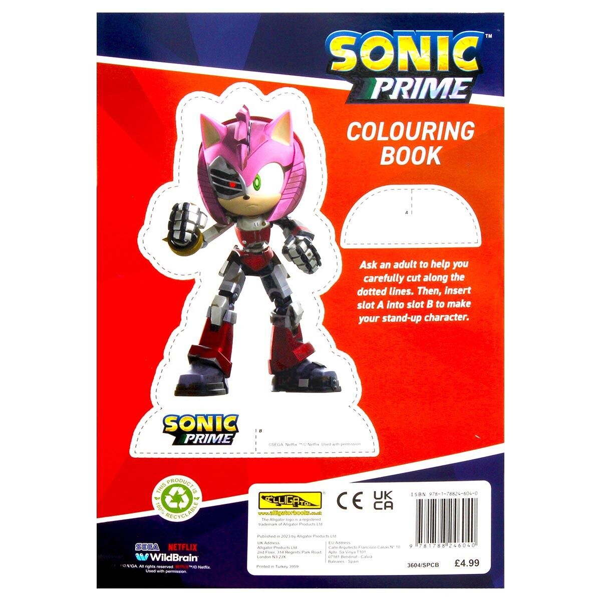 Sonic the Hedgehog: Sonic Prime Sticker & Activity Book : Includes