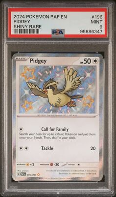 Pidgey 196/091 SV: Paldean Fates Holo for sale online | eBay